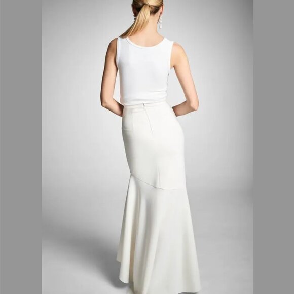 NWT Sachin & Babi Tatianna Ivory Mermaid Skirt Size 6 - Picture 4 of 9